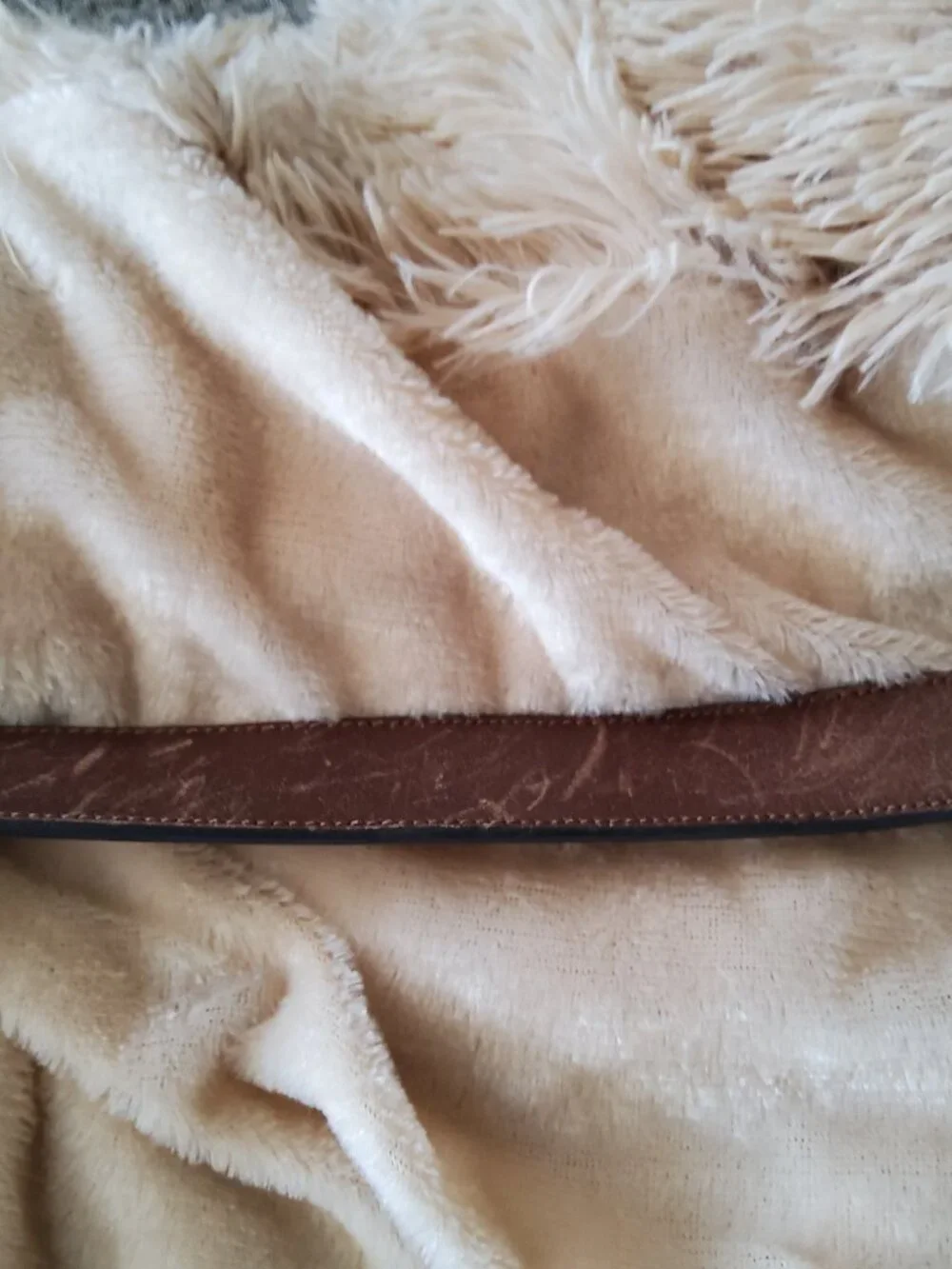 Men's Polo Ralph Lauren brown belt length 54 inches [scratches]